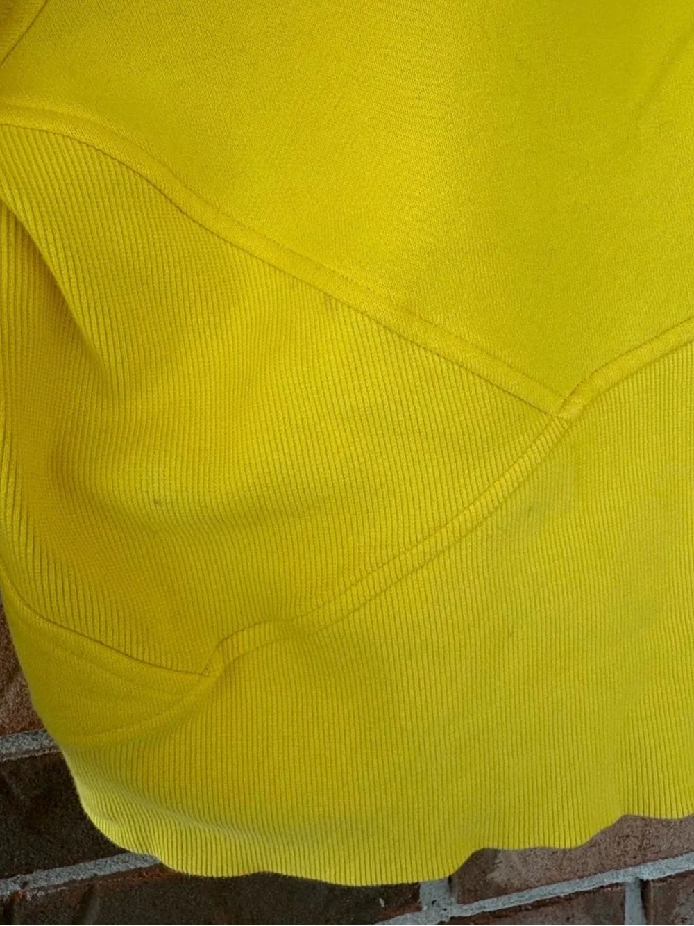 Lululemon Yellow Zip-Up scuba Hooded Jacket